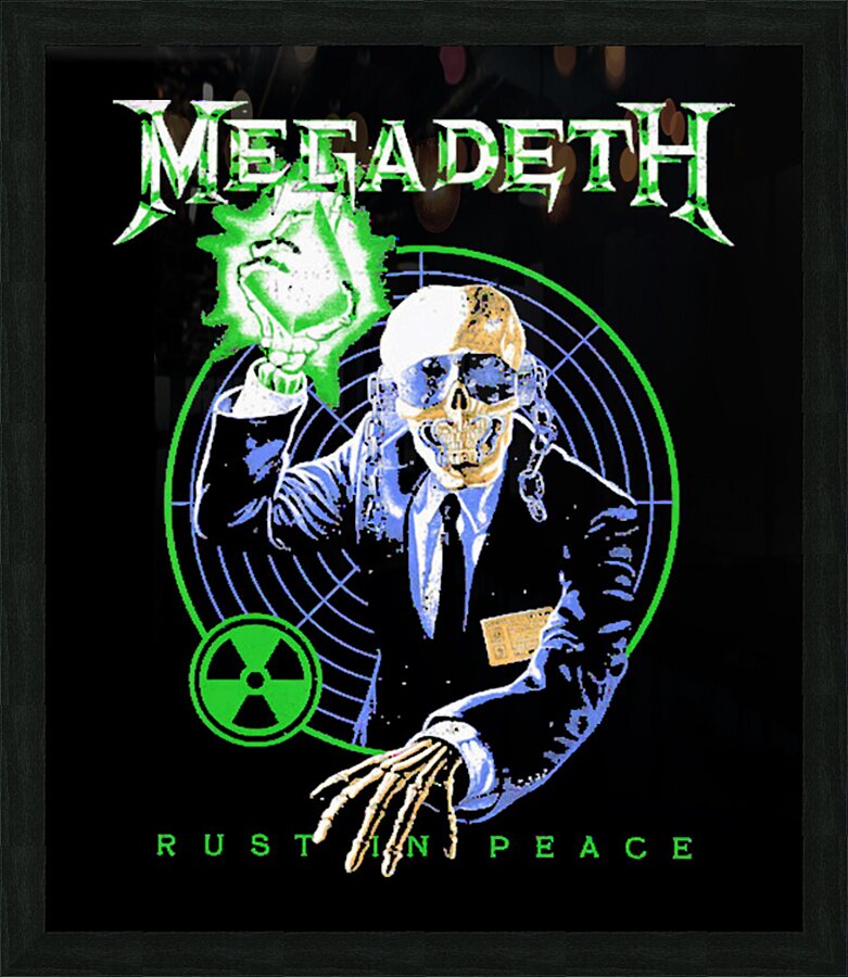 Megadeth 45 Picture Frame print