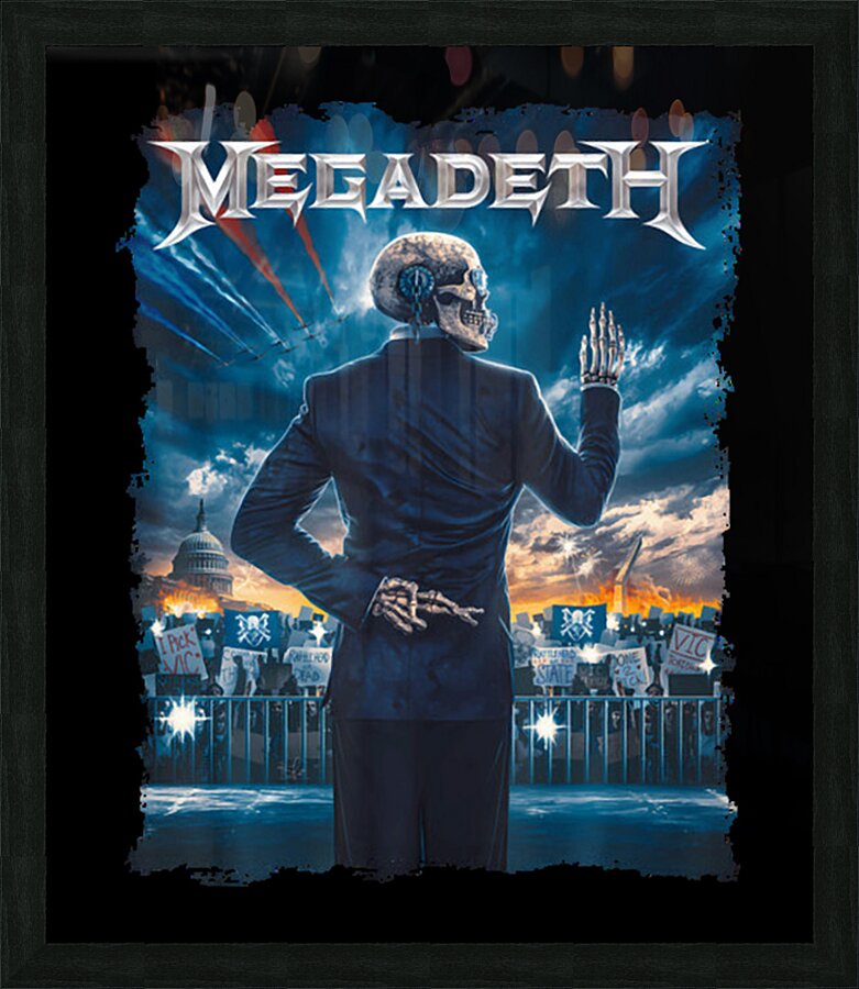 Megadeth 47 Picture Frame print