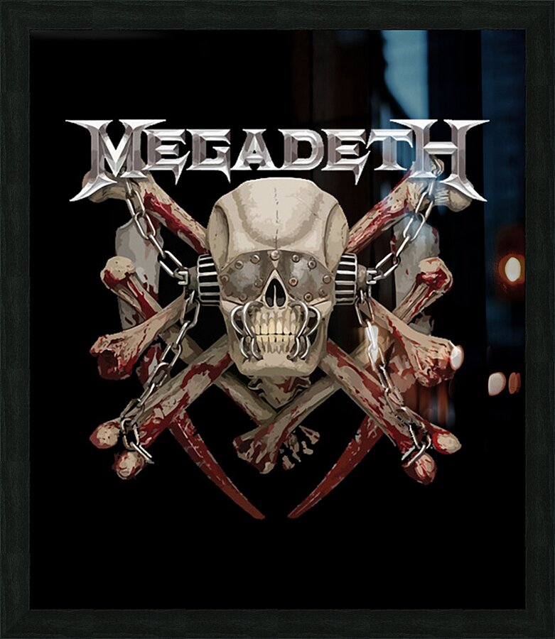 Megadeth 49 Picture Frame print