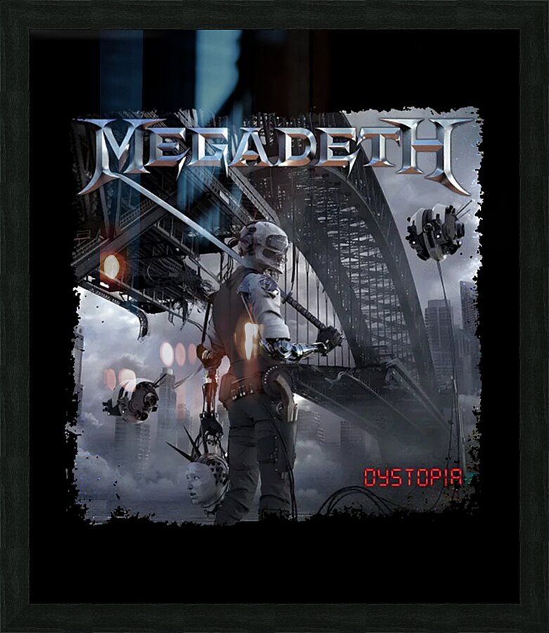 Megadeth 50 Picture Frame print