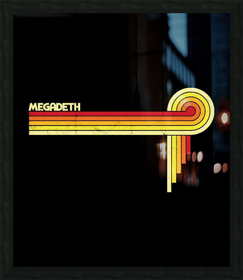 Megadeth 53 Picture Frame print