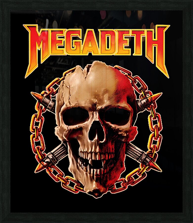 Megadeth 55 Picture Frame print