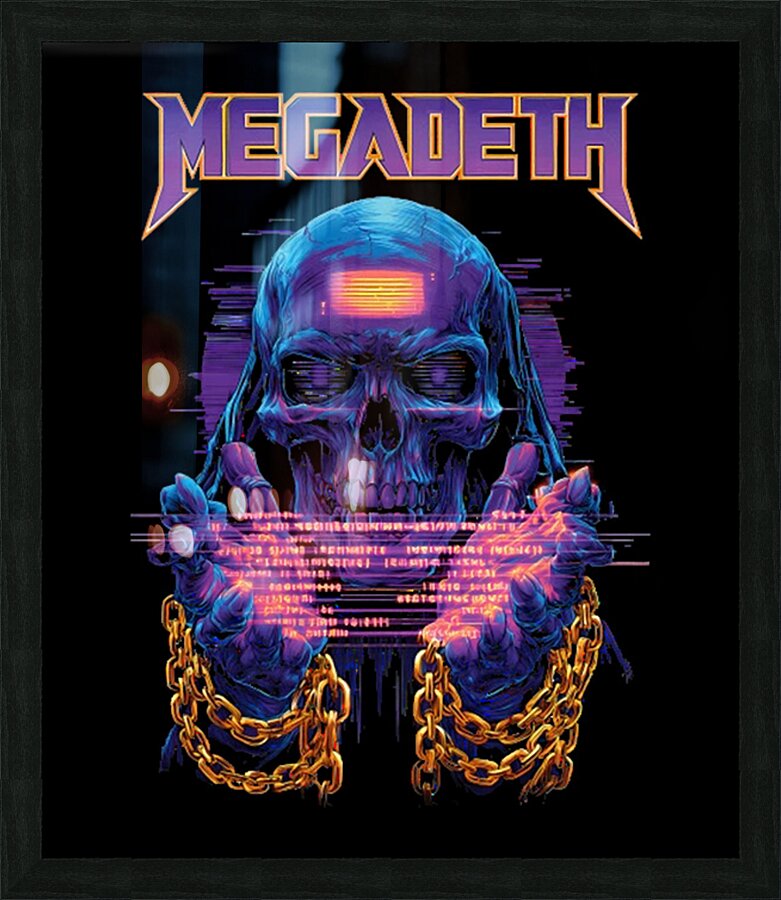 Megadeth 57 Picture Frame print