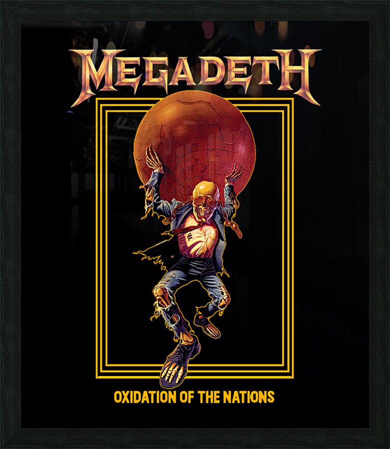 Megadeth 58 Picture Frame print