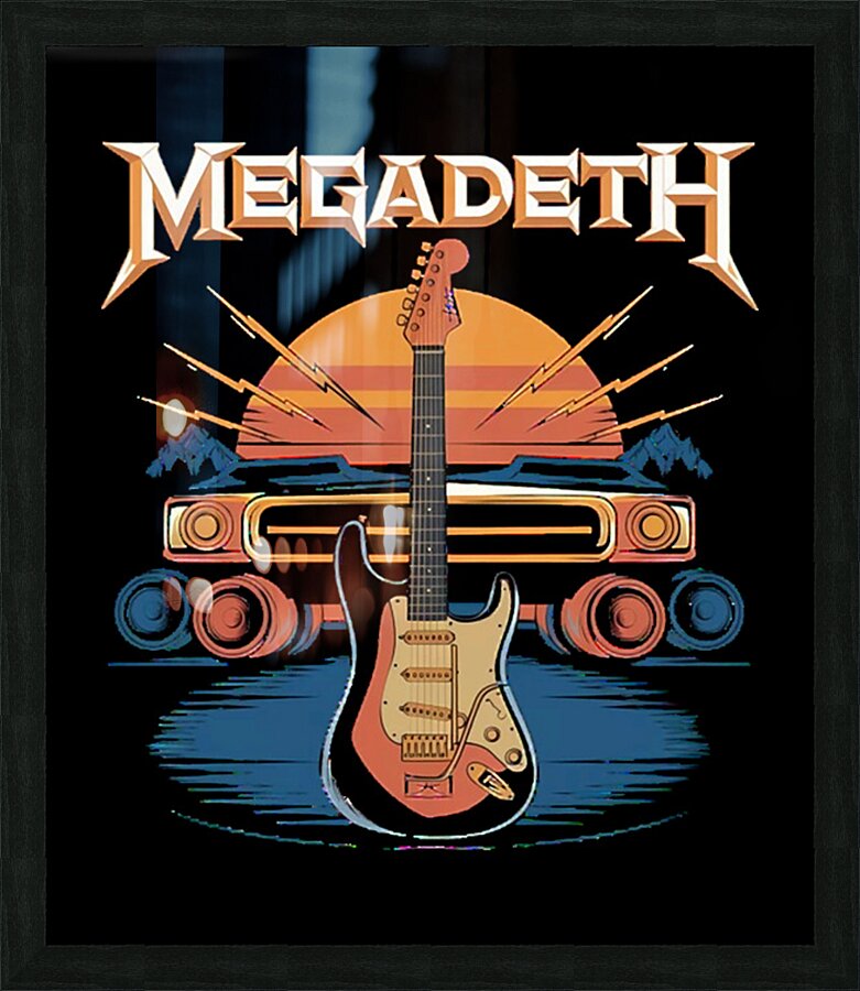 Megadeth 59 Picture Frame print