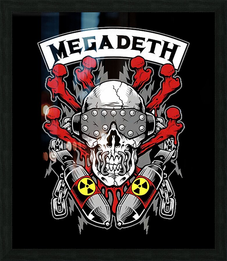 Megadeth 60 Picture Frame print