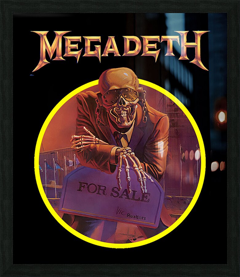Megadeth 62 Picture Frame print