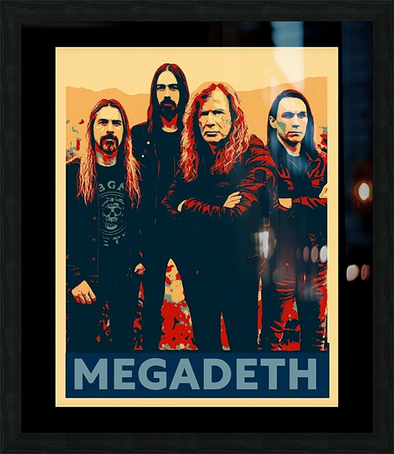 Megadeth 63 Picture Frame print