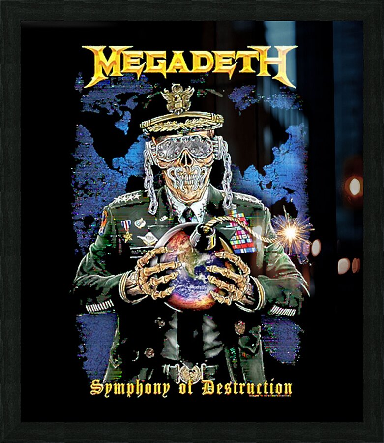 Megadeth 2 Picture Frame print