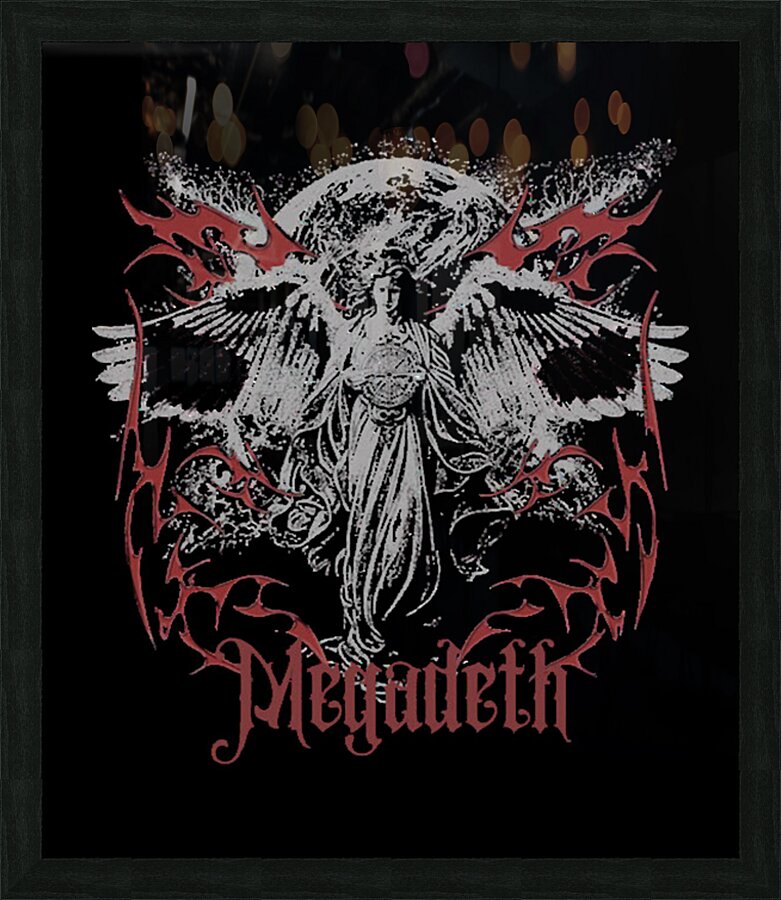 Megadeth 5 Picture Frame print