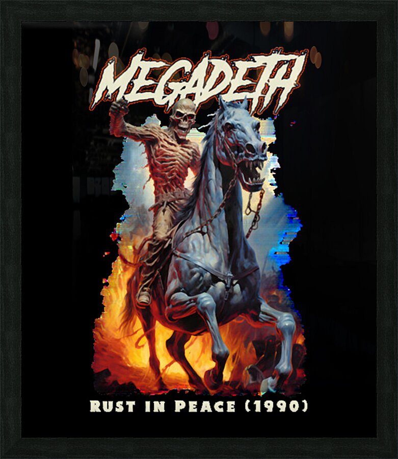 Megadeth 6 Picture Frame print