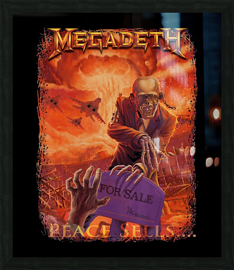 Megadeth 8 Picture Frame print