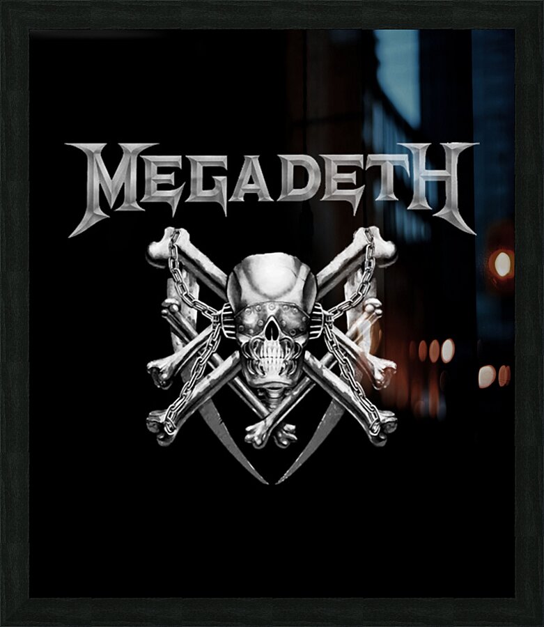 Megadeth 9 Picture Frame print