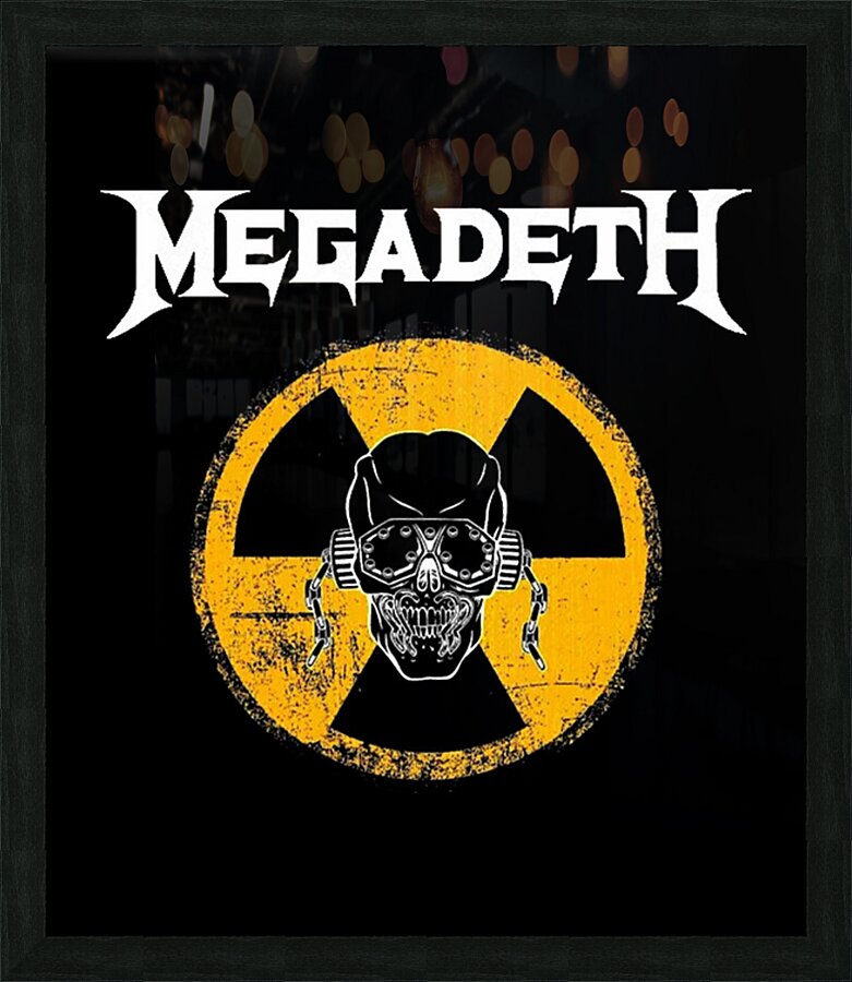 Megadeth 10 Picture Frame print