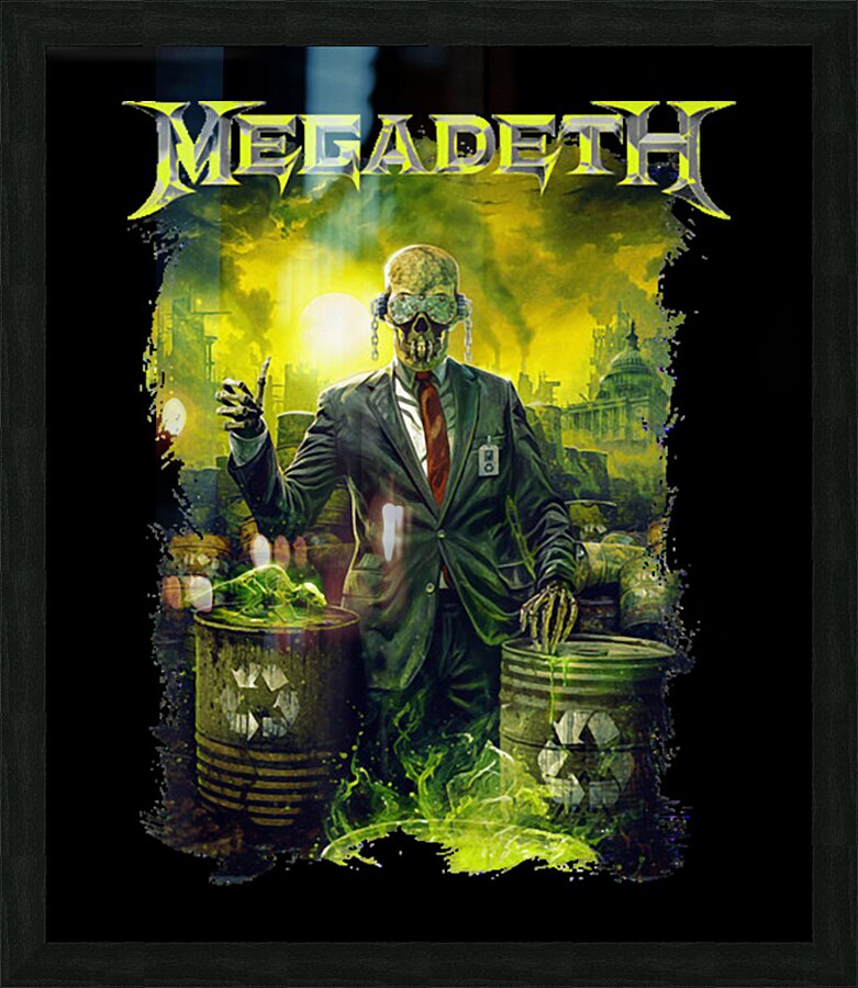 Megadeth 11 Picture Frame print