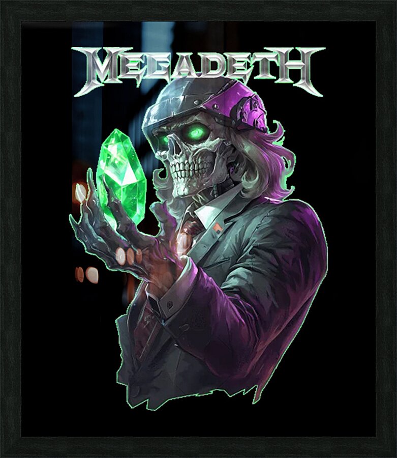 Megadeth 15 Picture Frame print