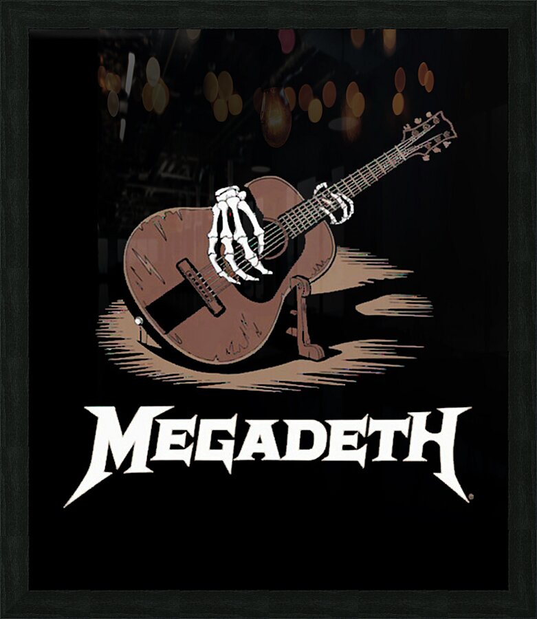 Megadeth 16 Picture Frame print