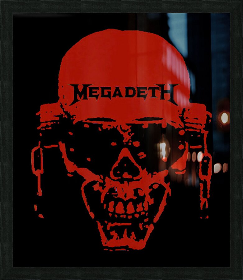 Megadeth 19 Picture Frame print