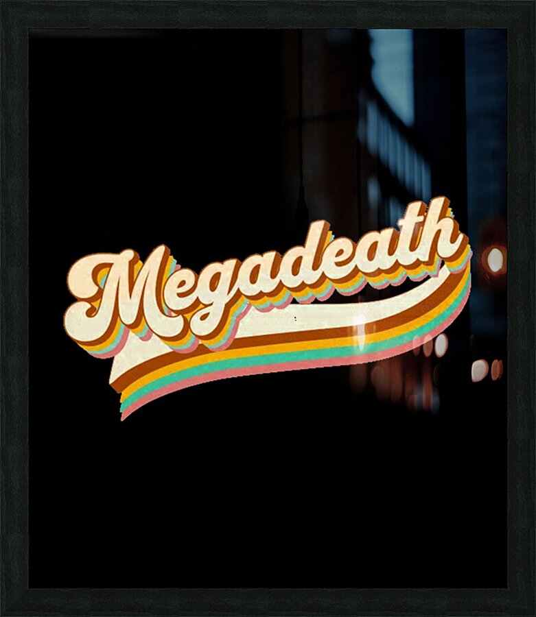 Megadeth 20 Picture Frame print