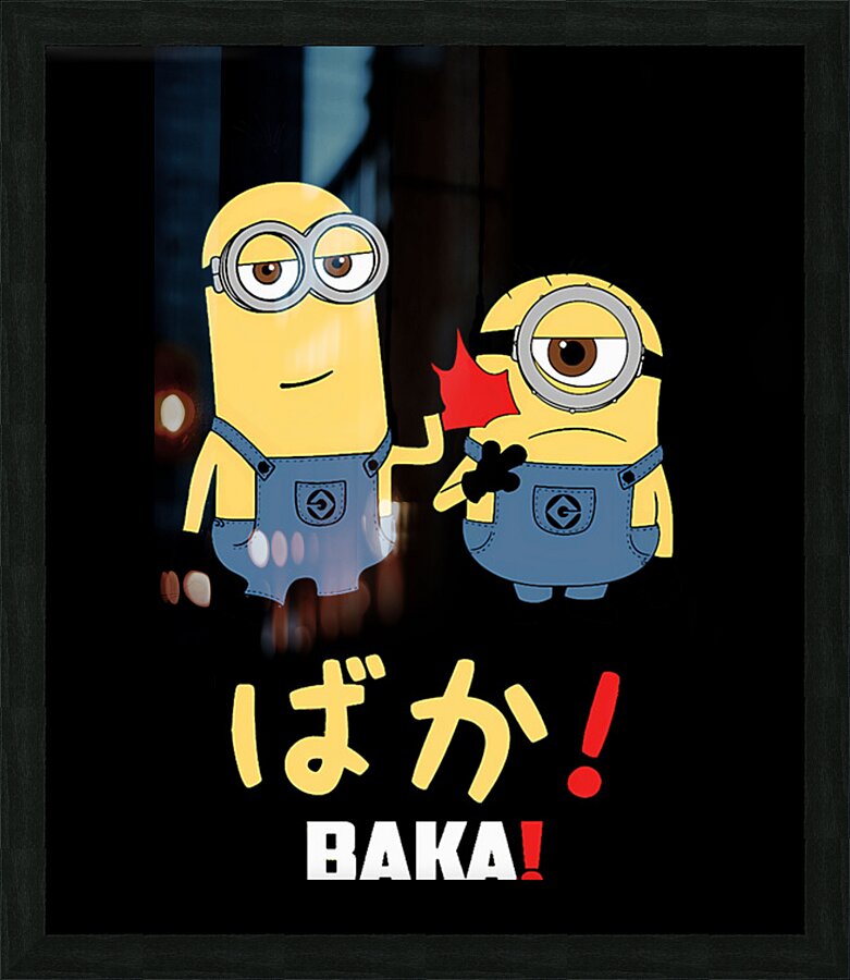 Minion 3 Picture Frame print