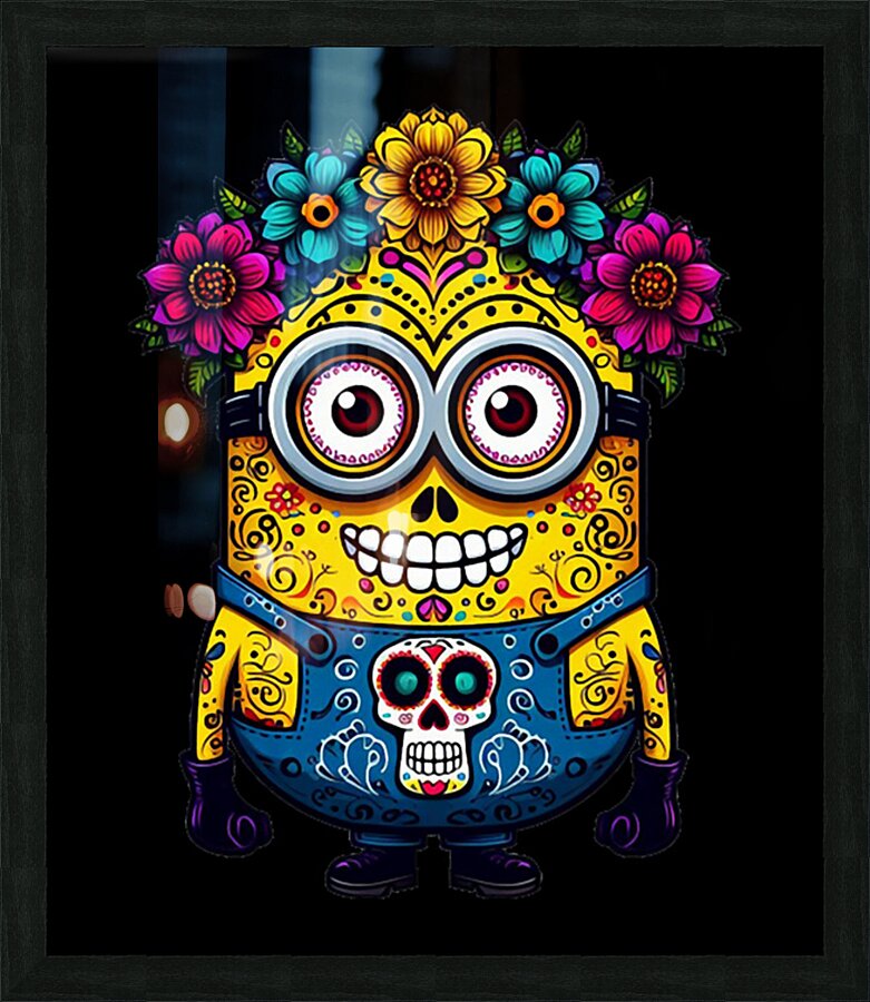 Minion 6 Picture Frame print