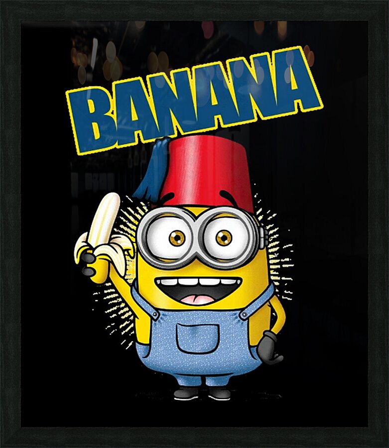 Minion 7 Picture Frame print