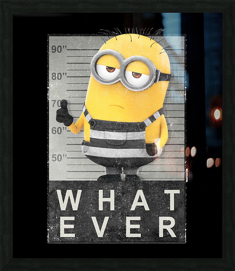 Minion 17 Picture Frame print