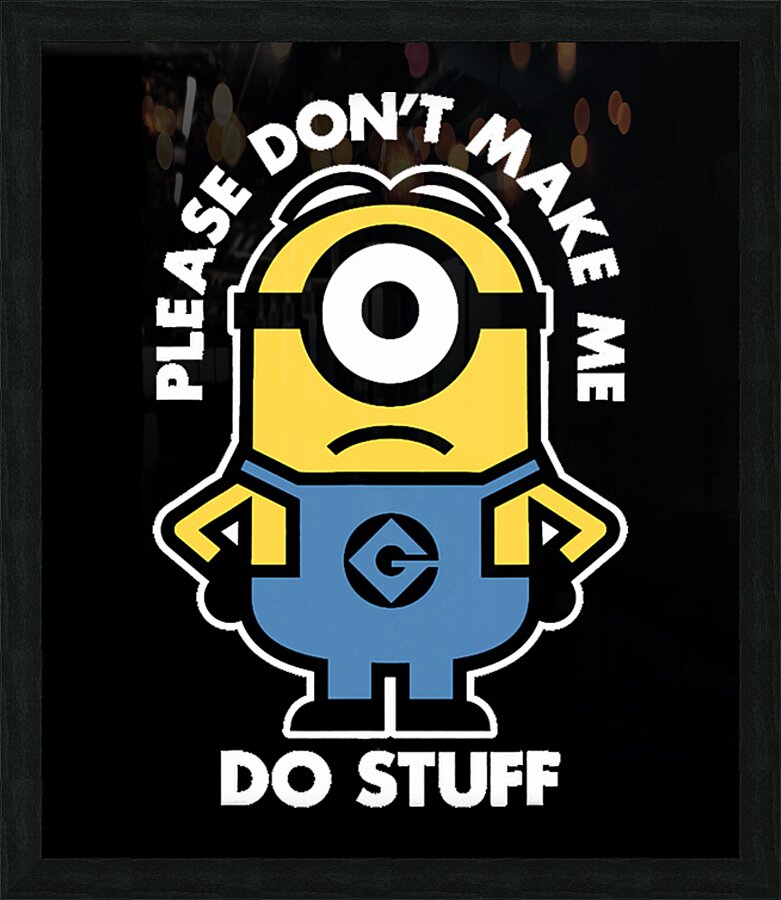 Minion 3 Picture Frame print