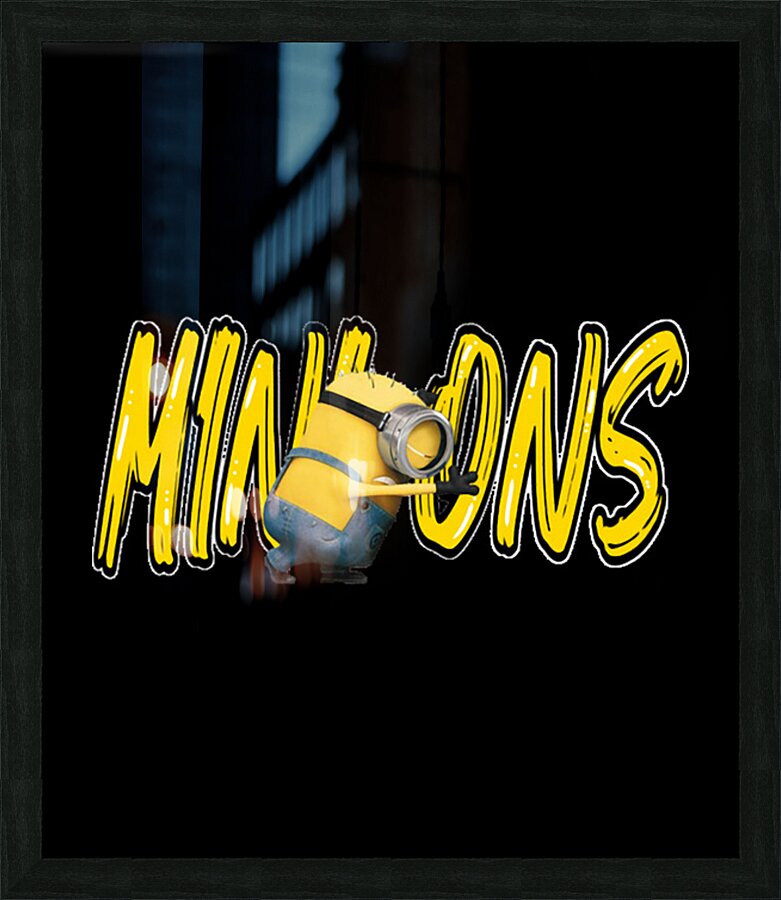 Minion 5 Picture Frame print