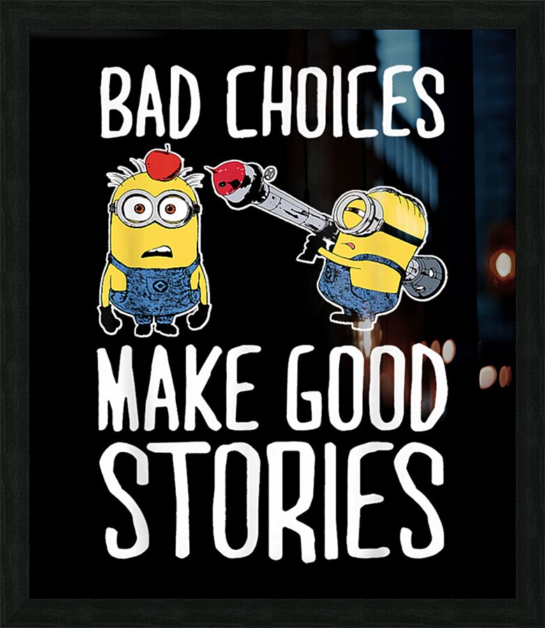 Minion 7 Picture Frame print