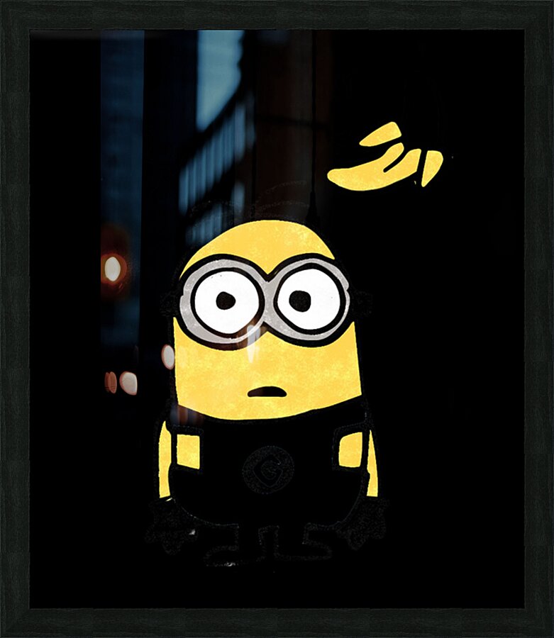 Minion 10 Picture Frame print