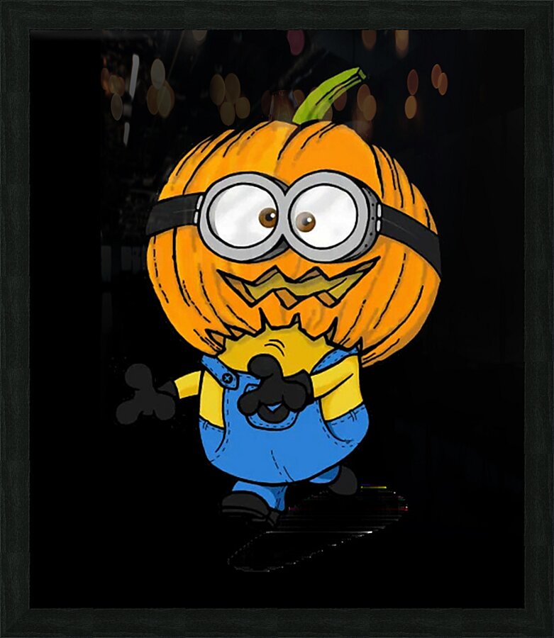 Minion 11 Picture Frame print
