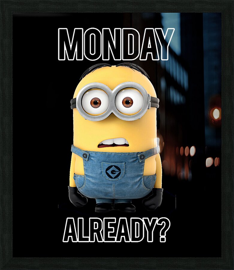 Minion 15 Picture Frame print