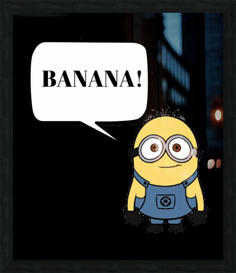 Minion 17 Picture Frame print