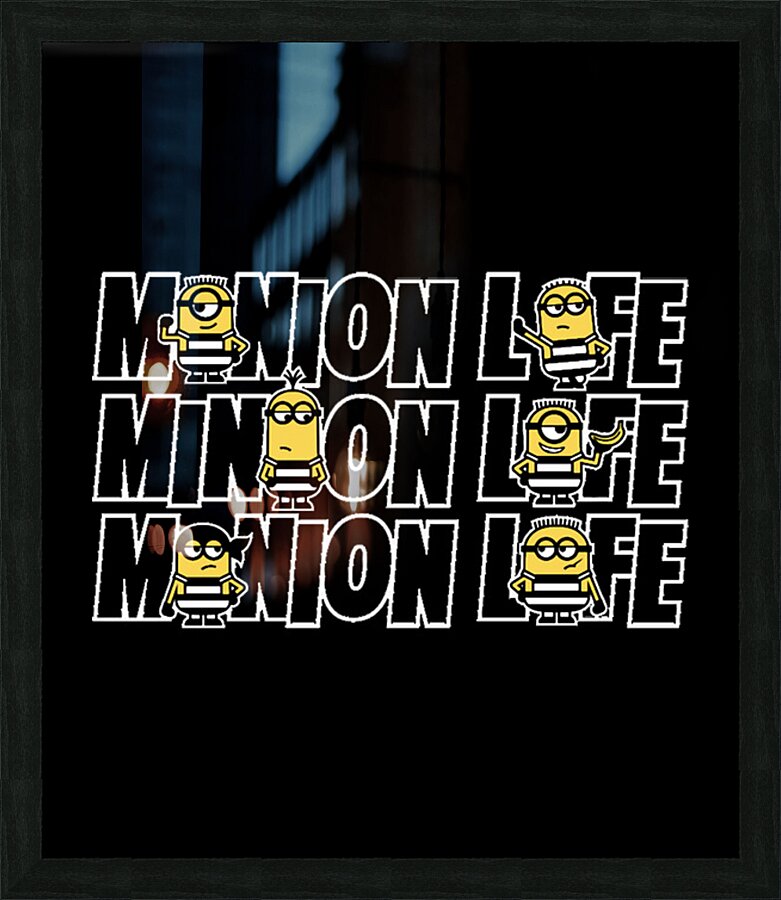 Minion 18 Picture Frame print