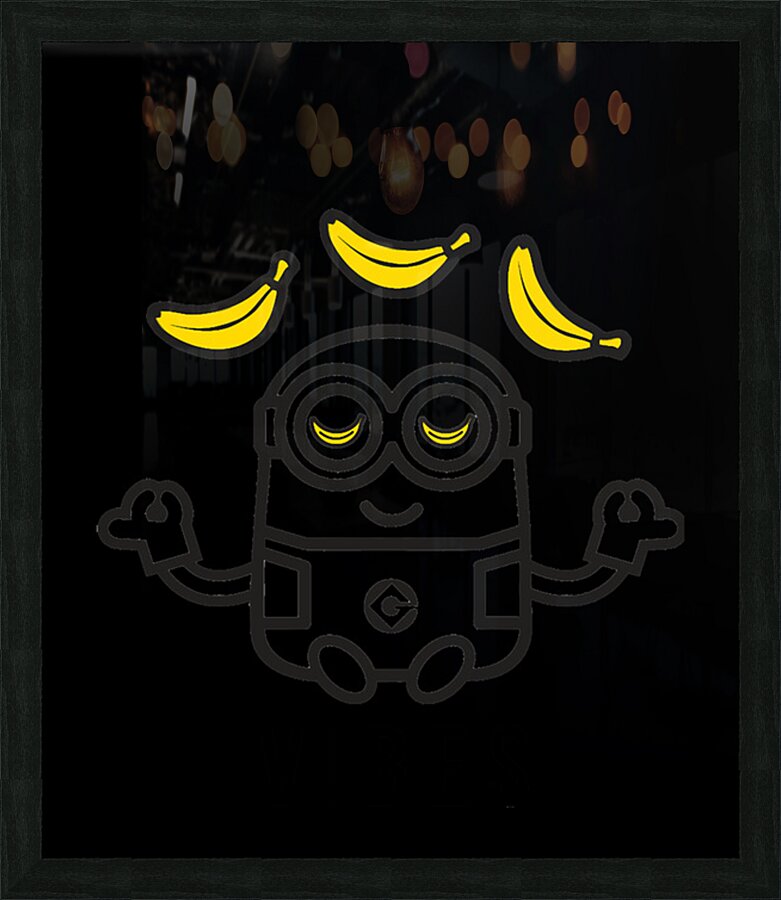 Minion 19 Picture Frame print