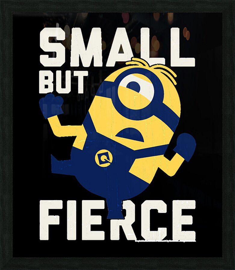 Minion 24 Picture Frame print