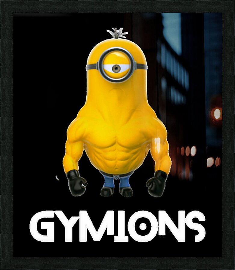 Minion 26 Picture Frame print