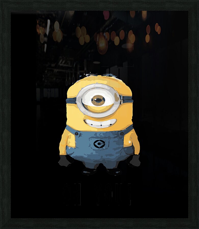 Minion 27 Picture Frame print