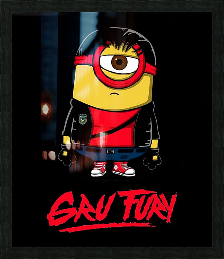 Minion 28 Picture Frame print