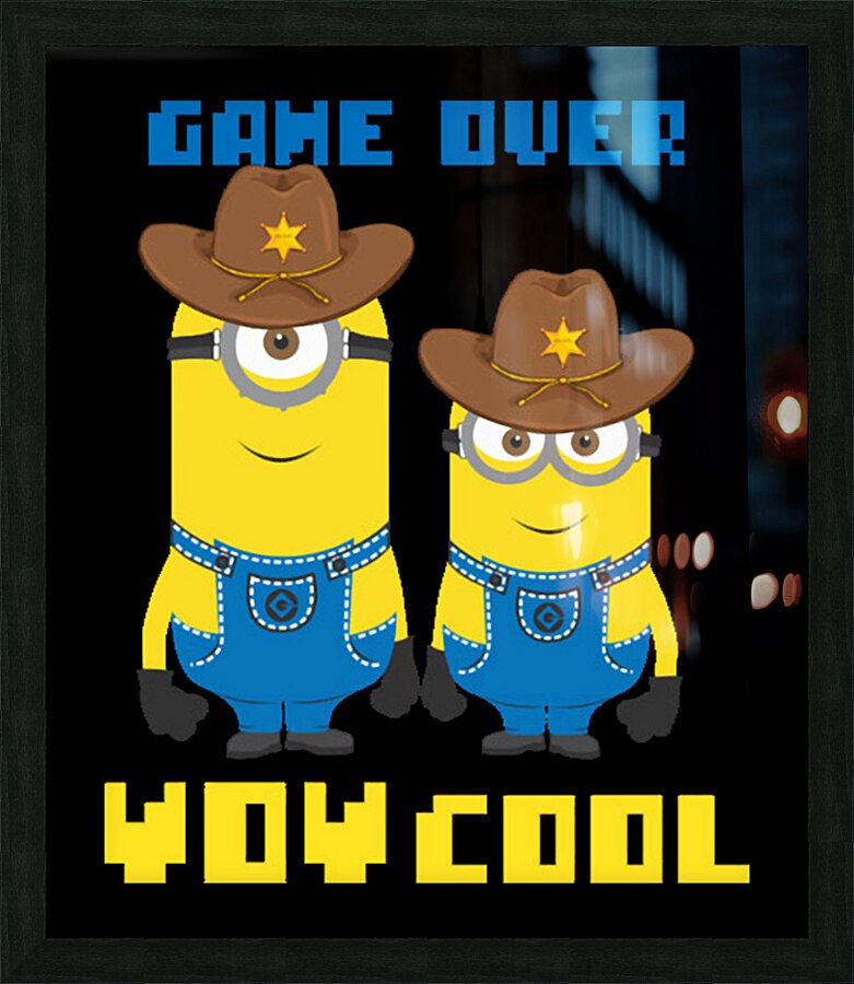 Minion 34 Picture Frame print