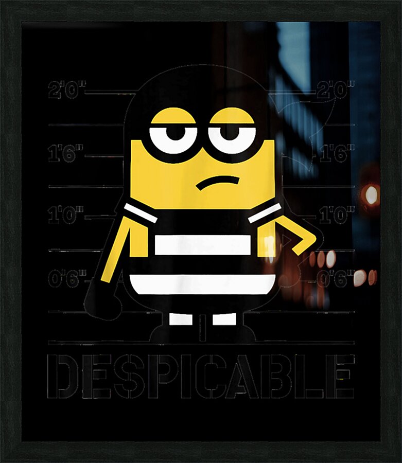 Minion 35 Picture Frame print