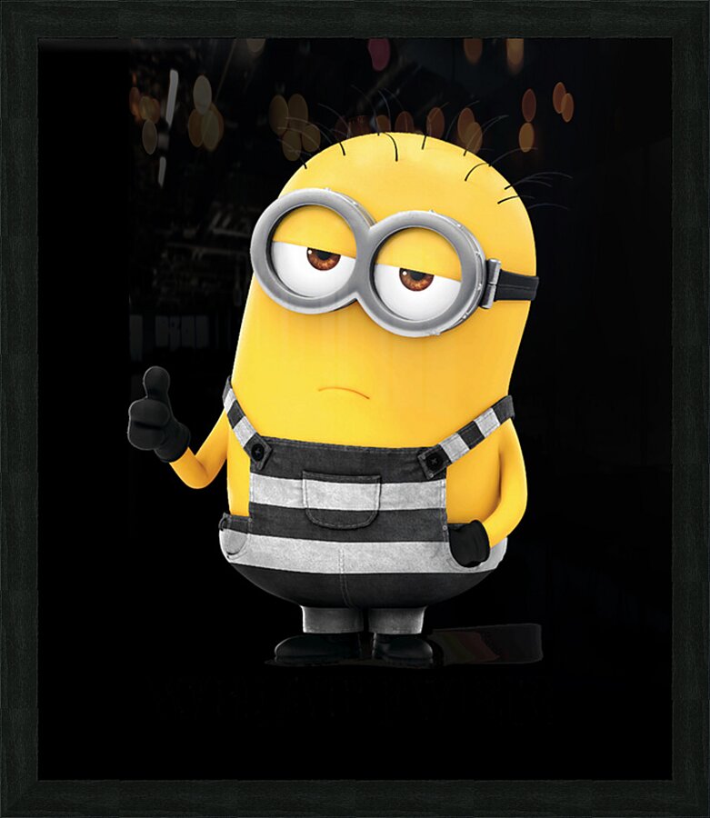 Minion 36 Picture Frame print