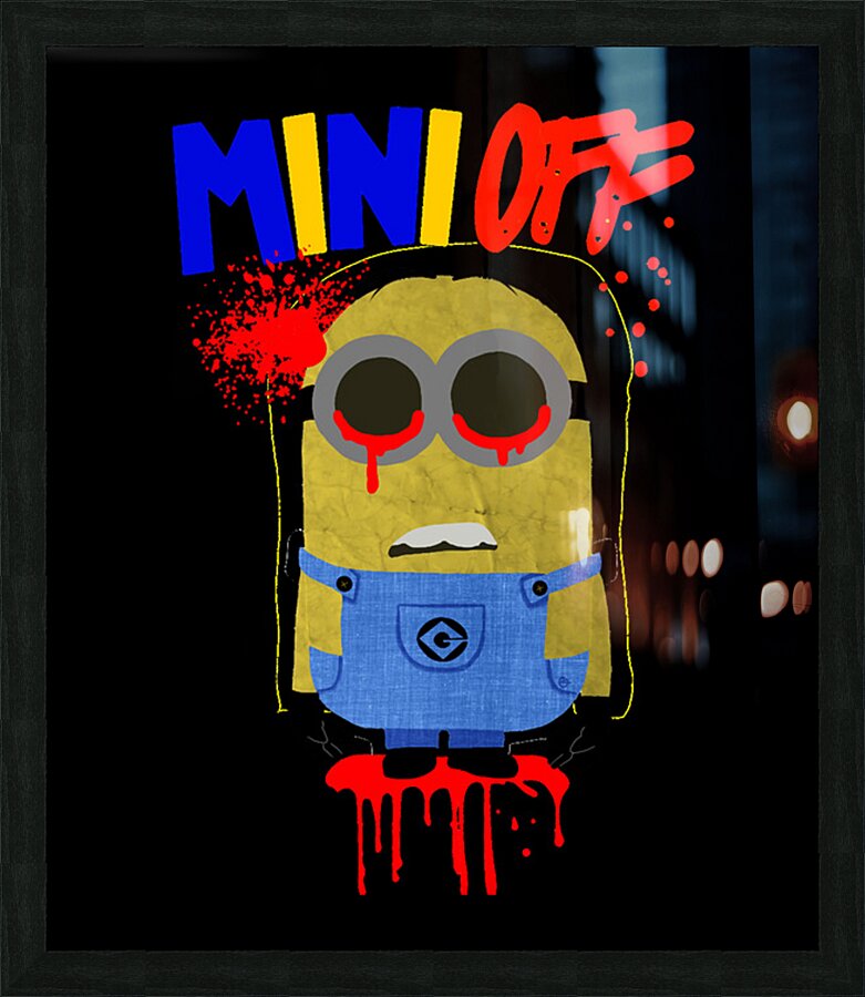 Minion 39 Picture Frame print