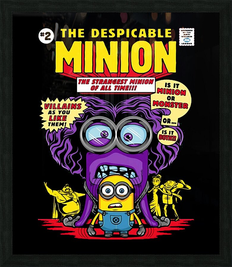 Minion 40 Picture Frame print