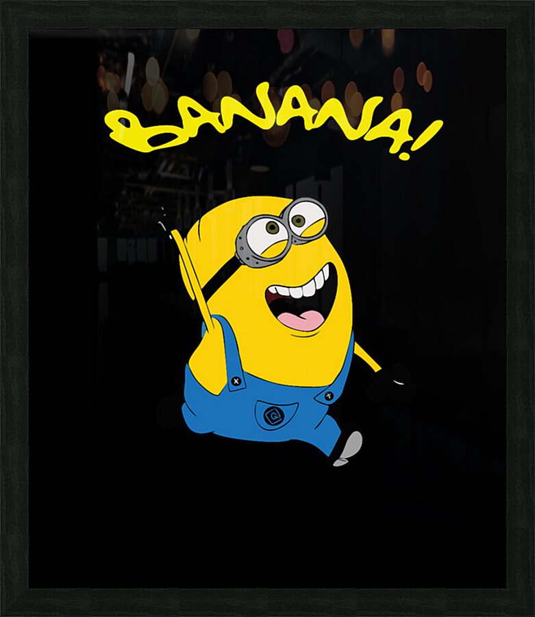 Minion 44 Picture Frame print