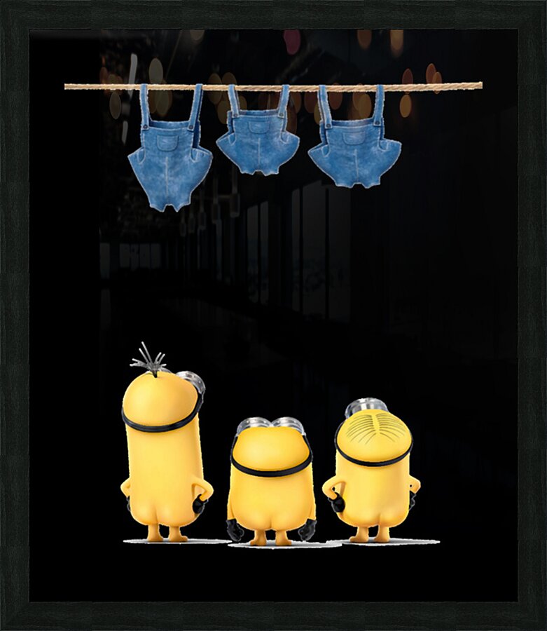 Minion 52 Picture Frame print