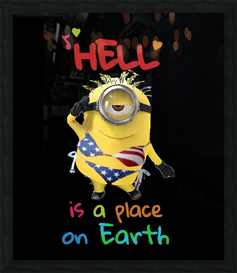 Minion 56 Picture Frame print