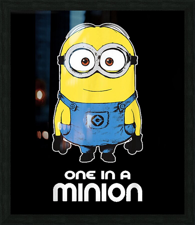Minion 63 Picture Frame print