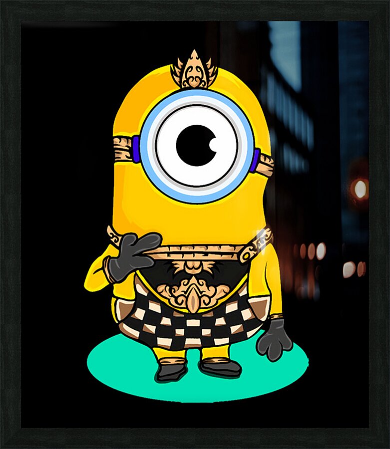 Minion 1 Picture Frame print
